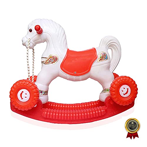 Cri8Hub Thetrust Store Boy's And Girl's 2 In 1 Baby Horse Rider Rocker For Kids 1-3 Years Birthday (Multicolour) - Image 2
