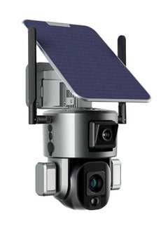 كروني كاميرا D5 Wifi 4k 8mp تعمل بالطاقة الشمسية ببطارية ربط مزدوجة، كاميرا Cctv لاسلكية 8 ميجا بيكسل  - Image 2