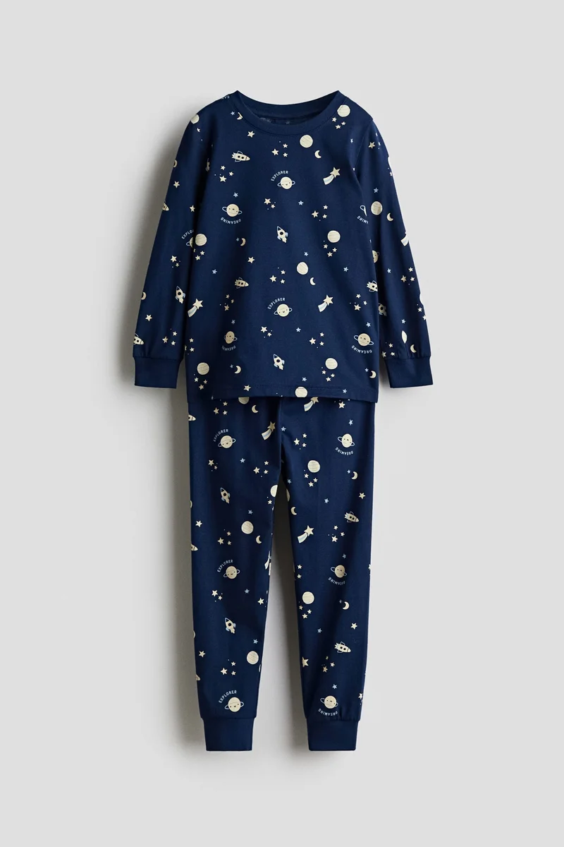 H&M Patterned jersey pyjamas