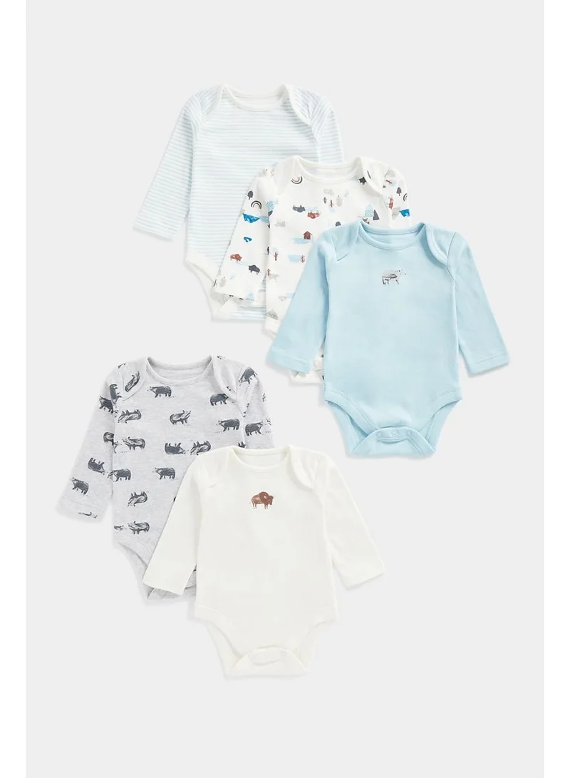 mothercare Infant 4 Pack Assorted Bodysuits
