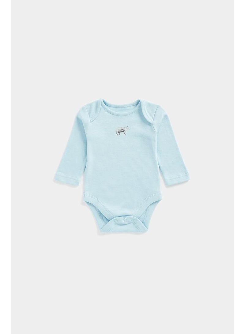 mothercare Infant 4 Pack Assorted Bodysuits - Image 5