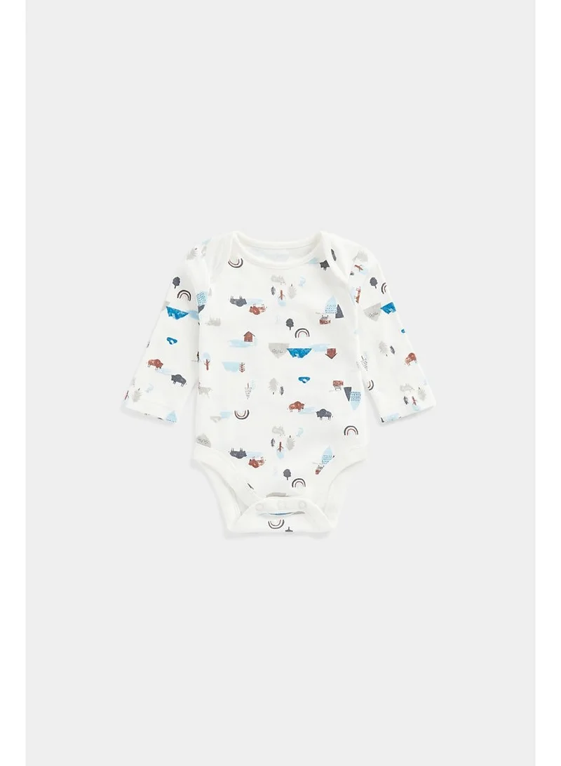 mothercare Infant 4 Pack Assorted Bodysuits