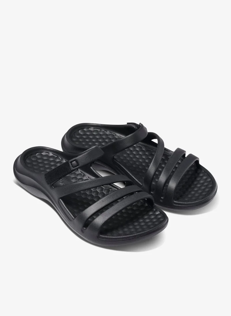 Joybees Solid Black/Black Lakeshore Sandal for Women | Best Price UAE