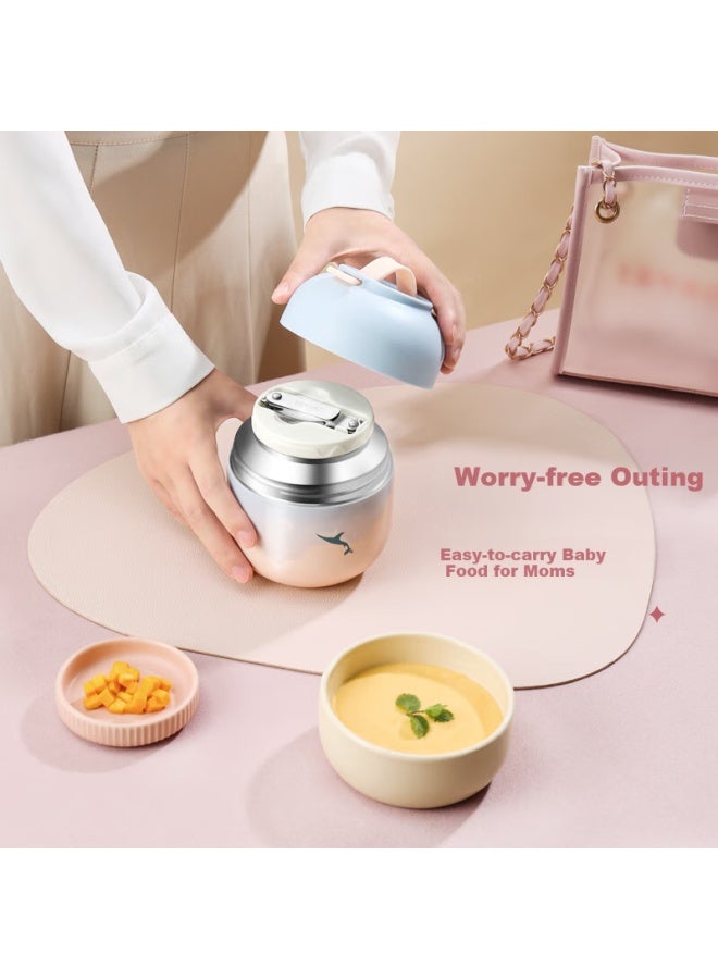 Relea Stainless Steel Thermal Food Jar, 316l Heat-resistant Insulated Pot, Portable Lunch Box For Work, Soup Cooker, Health-preserving Holiday Gift - Image 5