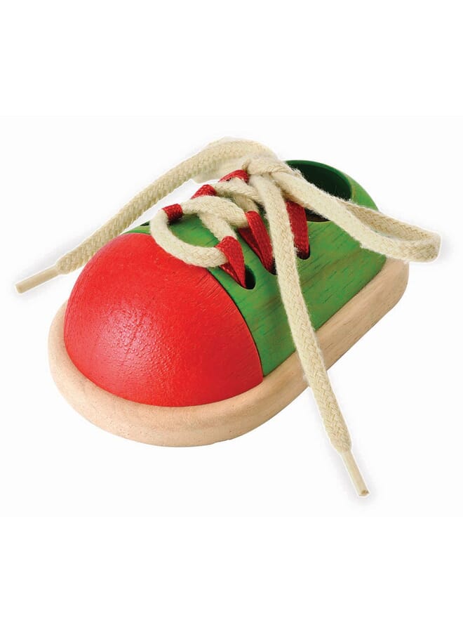 Raxoom Wooden Tie Up Shoe Multicolor - Image 1