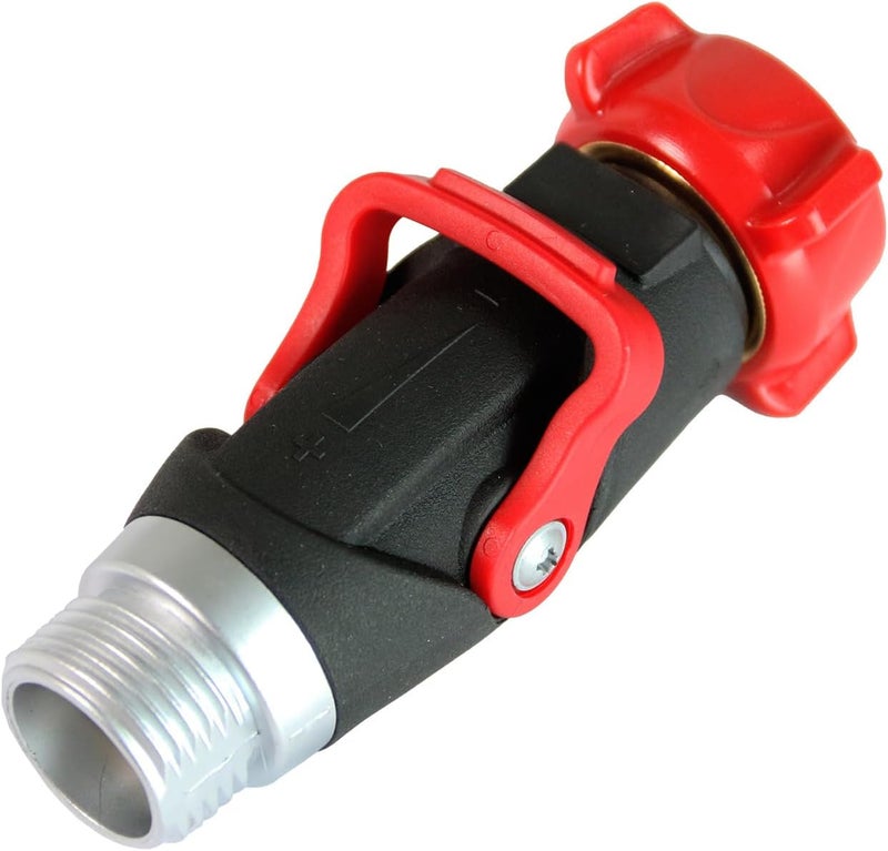 CHAPIN 6-9479: Deluxe 1-Way Shutoff Hose Connection, Fits Standard Garden Hoses, Metal and Plastic Construction with Shut-Off Valves, Leak-Free, High Volume Water Flow for Landscaping and Outdoor Use - Image 1