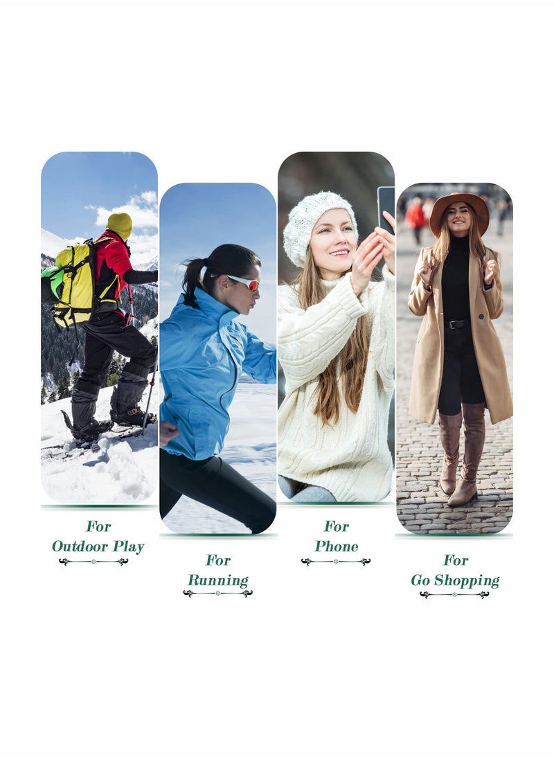 SYOSI - Women Touch Screen Gloves - Winter Warm Gloves Touchscreen Mittens Thermal Fleece Lined Knitted Gloves for Outdoor - Image 1