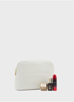 تيد بيكر Croc Detail Debossed Makeup Bag  - Image 1