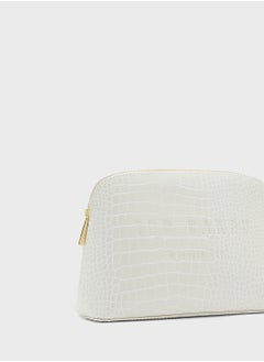 تيد بيكر Croc Detail Debossed Makeup Bag  - Image 4
