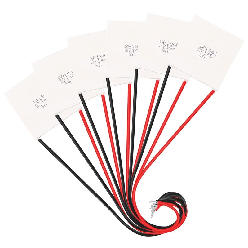 UMLIFE 6PCS SP184827145 Peltier TEG Module Heatsink Semiconductor Thermoelectric Generator Cooler Cooling Power Plate Module 40 x 40 mm 150 - Image 2