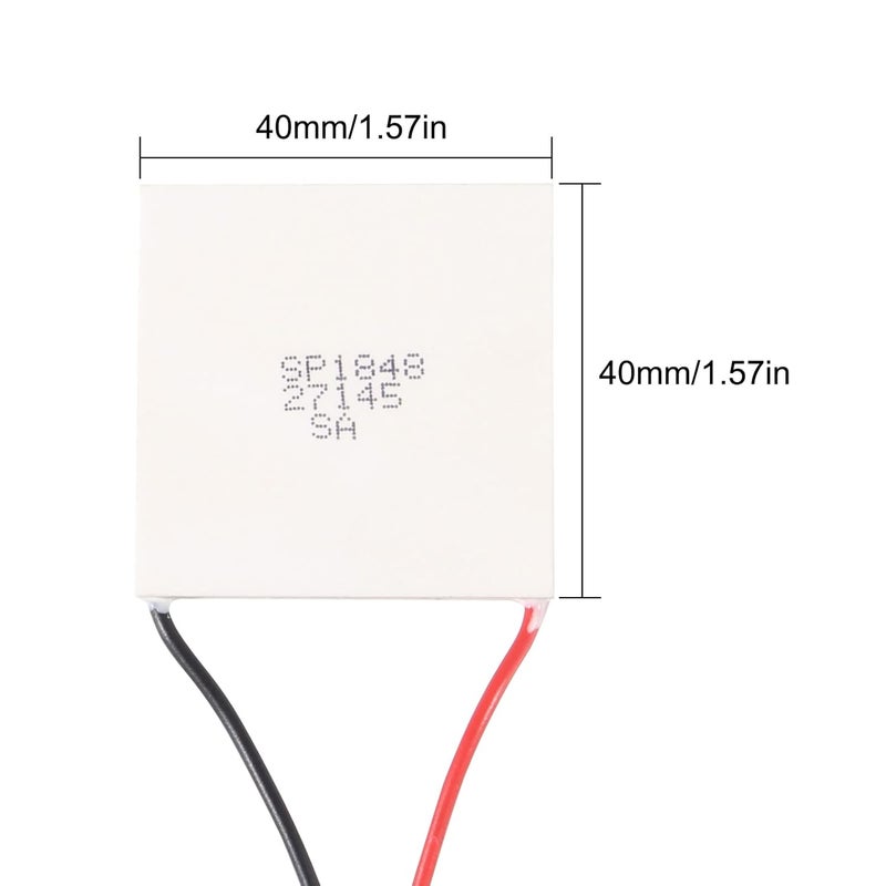 UMLIFE 6PCS SP184827145 Peltier TEG Module Heatsink Semiconductor Thermoelectric Generator Cooler Cooling Power Plate Module 40 x 40 mm 150 - Image 4