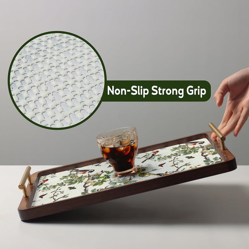 Quttisay Shelf Liner for Kitchen Cabinets Non-Adhesive,Cabinet Liner for Shelves Non Slip Drawer Liner,Waterproof Kitchen Drawer Liners,Cupboard Liners for Cabinets Easy to Clean (12In x 10FT) - Image 2
