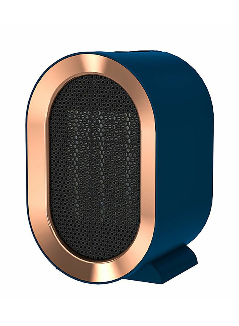 1200W Electric Fan Heater, Desktop Warm Air Blower Home Appliances (Blue)  - Image 1
