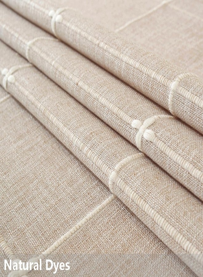 TruDelve Cloth Tablecloths 60x102 Inch Rectangle Tablecloth Oblong Boho Table Cloth for Dining Table Cover(Linen,102"x60",Rectangular) - Image 3