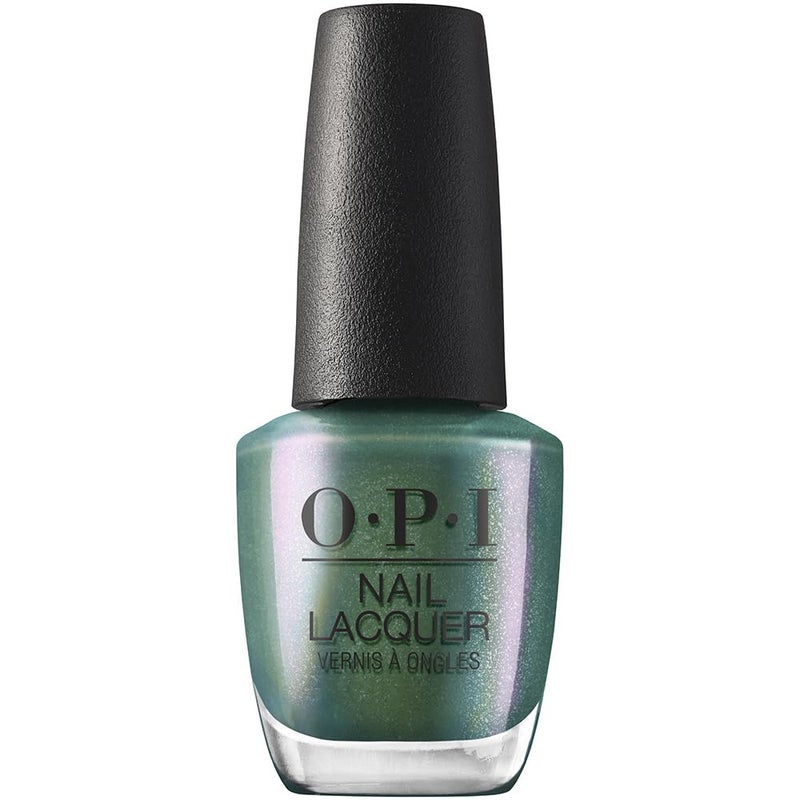 OPI Nail Lacquer Feelinâ€™ Capricorn-y | Sheer Dark Green Shimmer Chip Resistant Nail Polish | Big Zodiac Energy Collection - Image 1