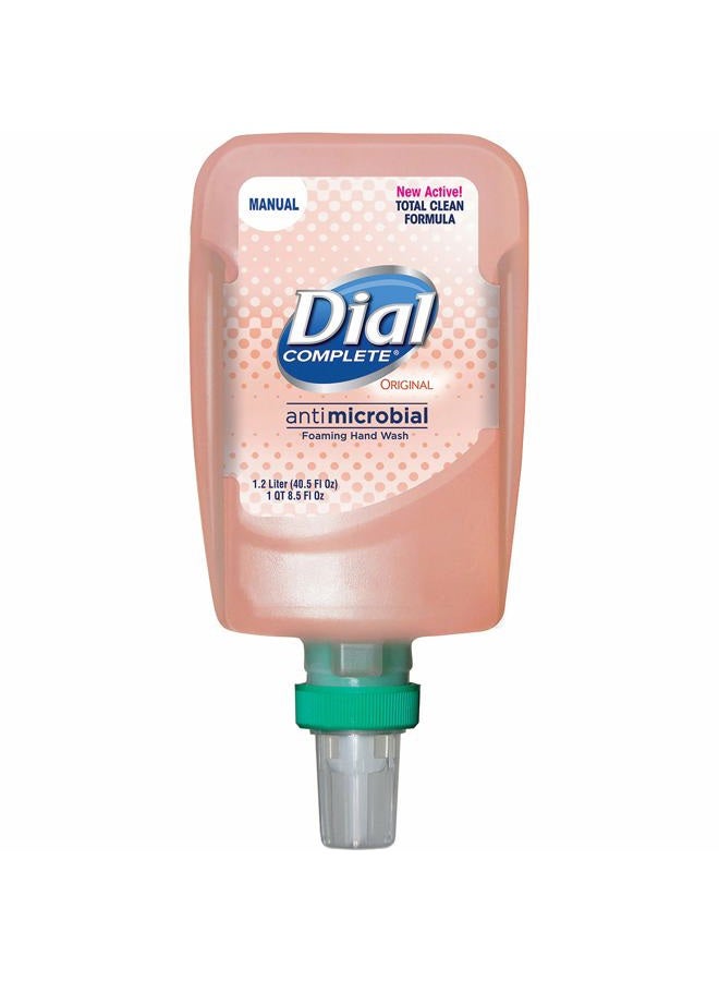 Dial Complete Original Antibacterial Foaming Hand Wash, FIT Universal Manual, 1.2L Dispenser Refill (Pack of 3)