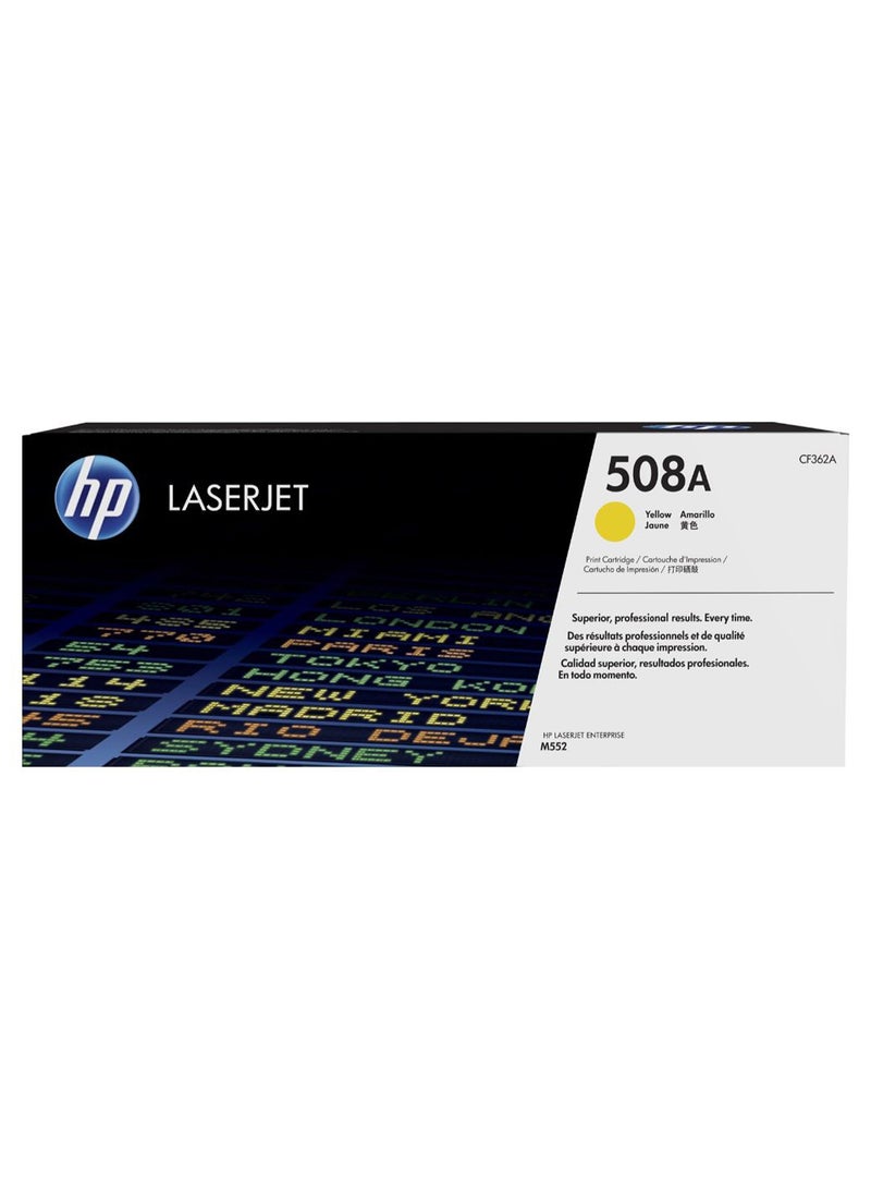 خرطوشة حبر 508A لطابعات ليزر جيت أصفر