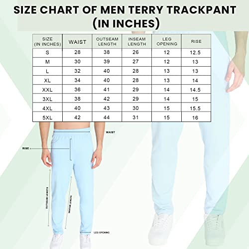 CHKOKKO Men Solid Casual Track Pant Regular Fit Lower with Pocket Onion Size S - Image 2