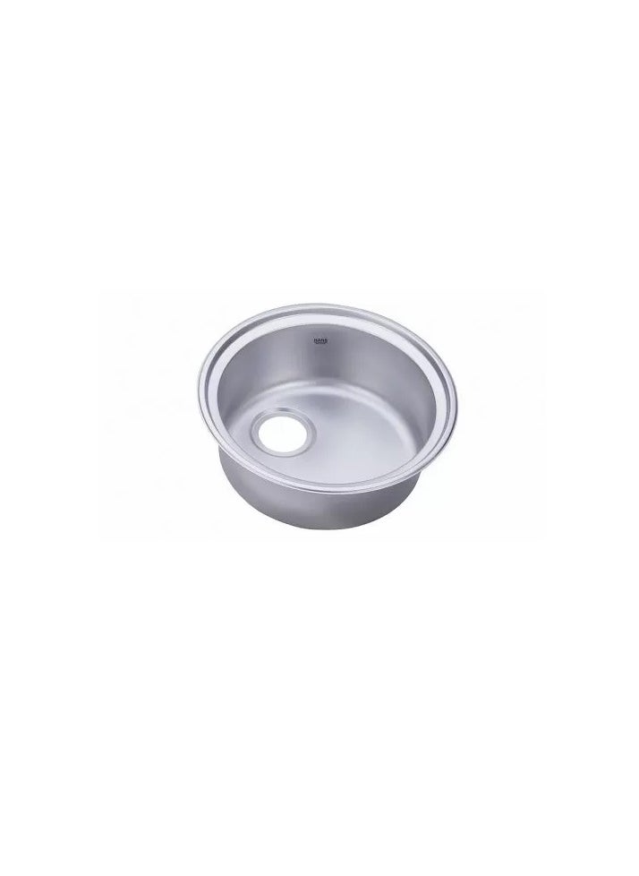 Hans - Hans Single Bowl Sink Circular 46.5 Stainless Steel HRB46 - Image 1