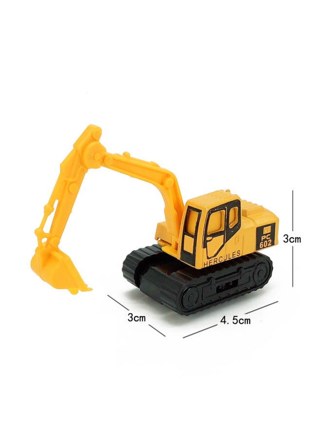 Excavator Sliding Alloy Car Model Children's Toy Car Simulation Mini Construction Engineering Car Boy-Color:Forklift  - Image 4