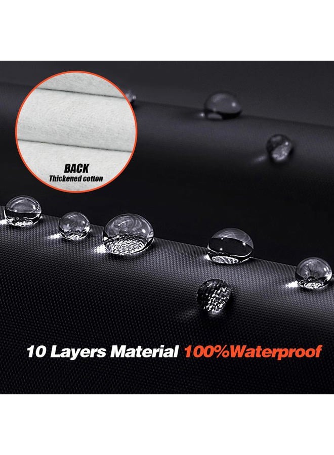 Cotryvox Mercedes Benz GLE Car Cover 100% Waterproof All Weather, Gift with Towel, 10 Layers SUV Car Cover Custom Fit 2015-2026 GLE 350/450/580, 63/53AMG, Outdoor Cover Rain Sun UV Protect with Door Zipper. - Image 2