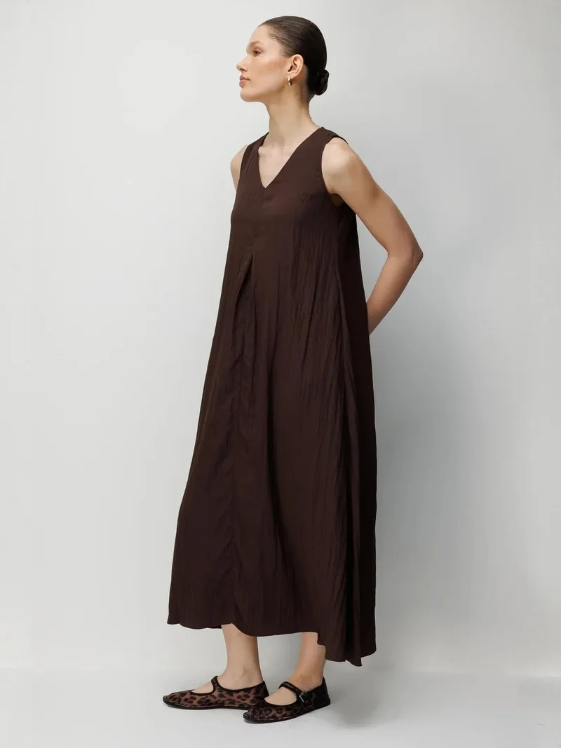 ميكسراي Mixray V-Neck Maxi Dress