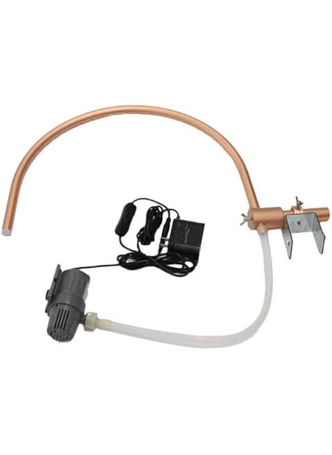 Generic - Adjustable Water Circulation System for Shampoo Bowl Bed - Enhance Your, Fits Less Than 3.7cm Tube, Copper - Image 1
