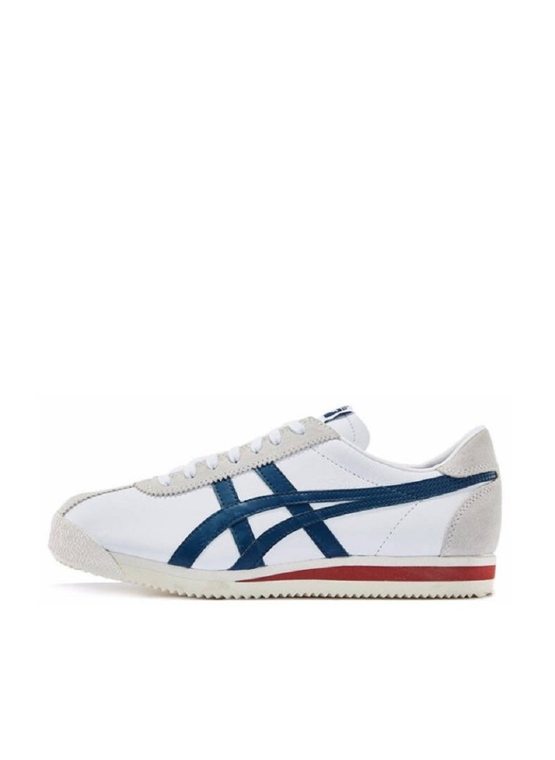 أونيتسوكا تايجر حذاء رياضي كورسير كاجوال كلاسيكي أبيض/أزرق غامق - Image 1