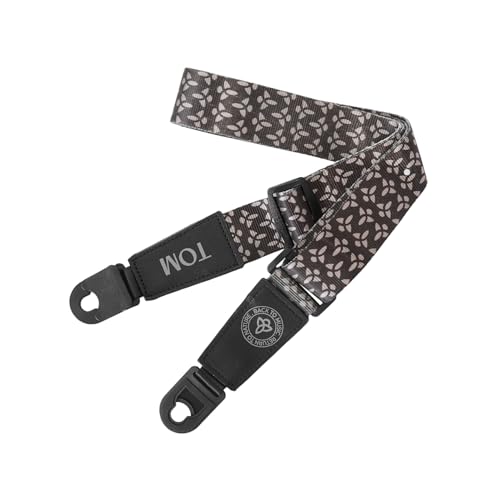 TOM Ukulele Strap,Secure attachment In Seconds,Sturdy & Fearless of Falling,Non-Scratch Design for All Ukulele Sizes (Black) - Image 1