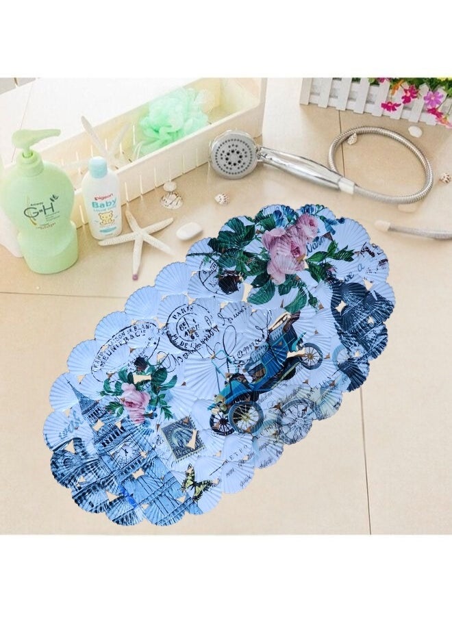 FALMER - Seashell Bathroom Mat Non-Slip Stylish Design 68*38Cm - Image 1