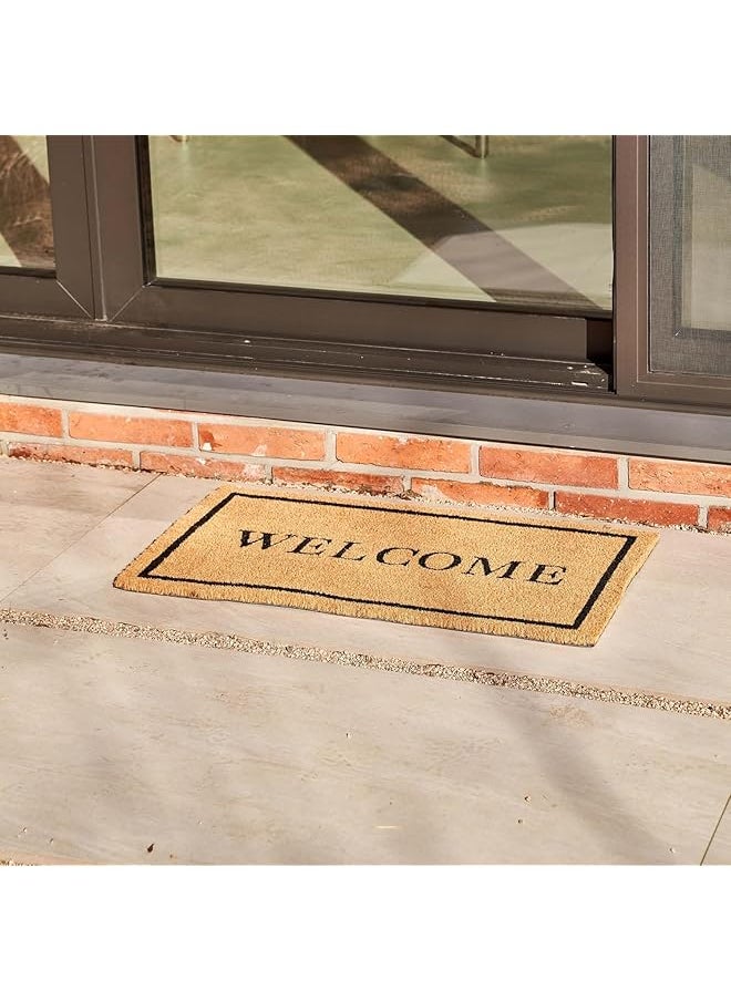 erorex Door Mat With Heavy Duty Backing Welcome Doormat Easy To Clean Entry Mat Beautiful Color And Sizing For Outdoor And Indoor Uses 60 * 90Cm  - Image 2