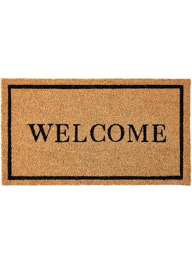 erorex Door Mat With Heavy Duty Backing Welcome Doormat Easy To Clean Entry Mat Beautiful Color And Sizing For Outdoor And Indoor Uses 60 * 90Cm  - Image 1