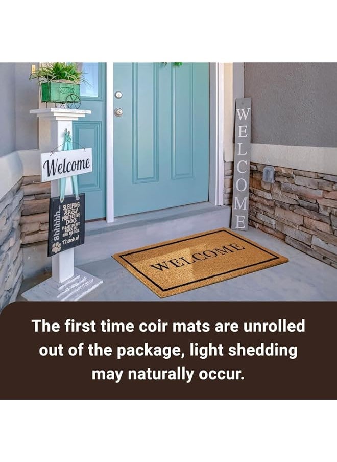 erorex Door Mat With Heavy Duty Backing Welcome Doormat Easy To Clean Entry Mat Beautiful Color And Sizing For Outdoor And Indoor Uses 60 * 90Cm  - Image 5