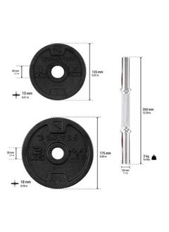 CORENGTH Weight Training Barbell Kit 10 KG  - Image 4