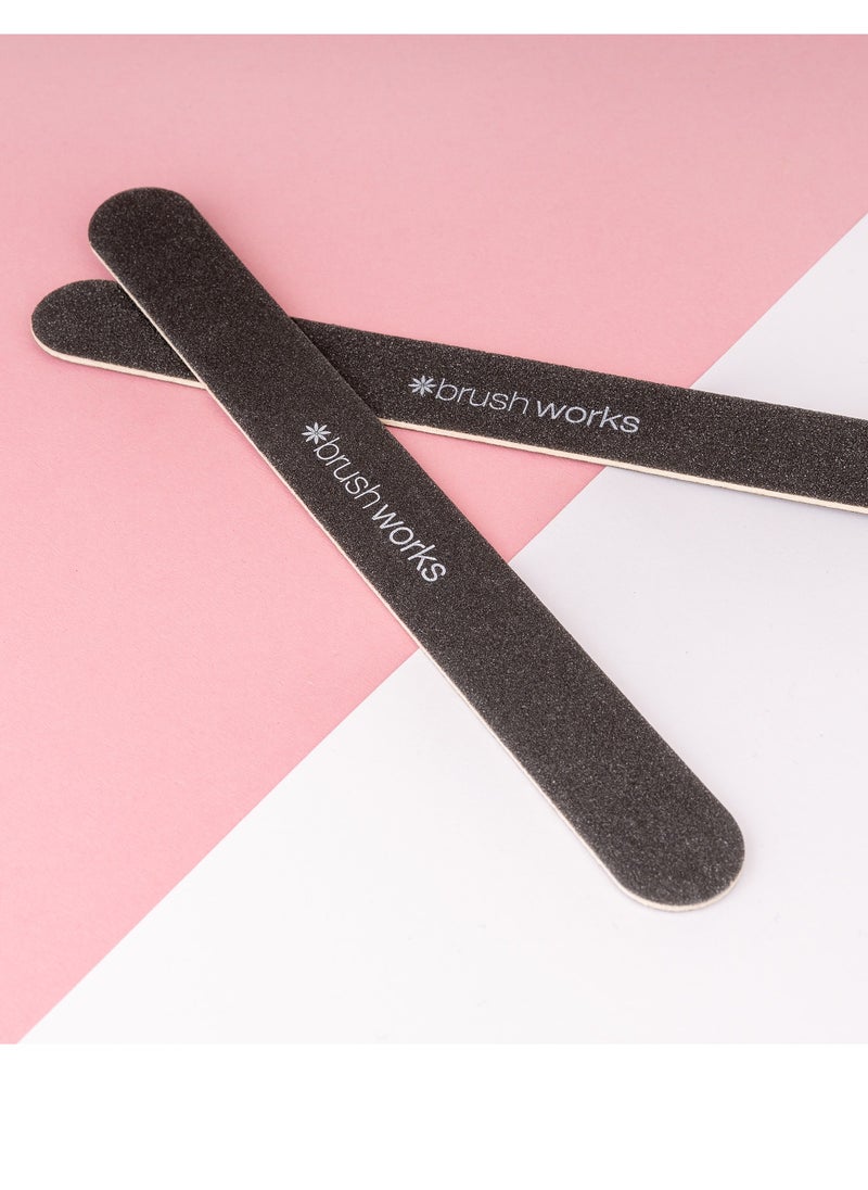 Brushworks Professional Nail Files - 2 pcs  - Image 1