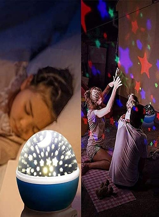 GS E-Com Star Projector Night Lamp |Star Moon Light Rotating Projector with USB Cable for Kids, Girls Bedroom Home Decor - Image 4