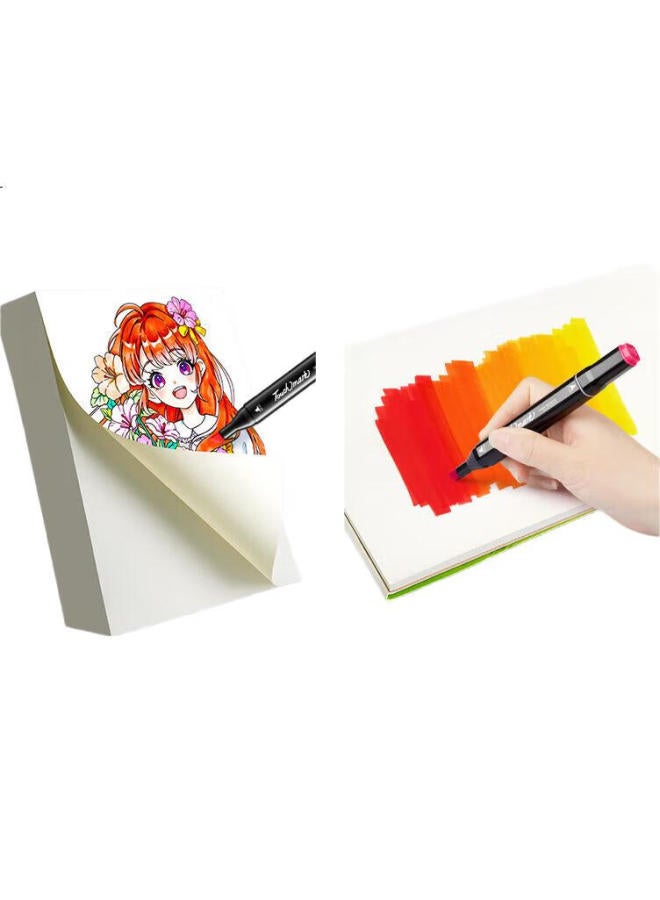 Touch Mark 168-Color Dual-Tip Markers, Watercolor Pens, Anime-Style Oil-Based Drawing Pens, Marker Set, Student Stationery, Children'S Gift, Birthday And Back-To Present For Boys And Girls - Image 3