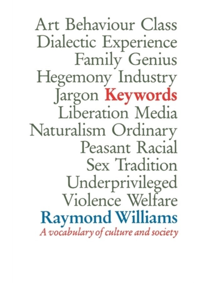 Keywords A Vocabulary of Culture and Society - Paperback