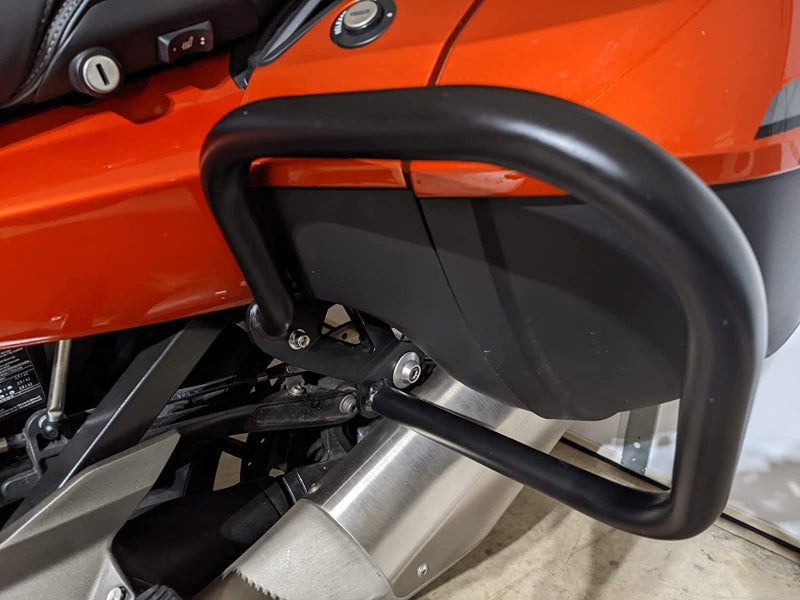 COBIKE 1 Pair Front and Rear Engine Guard Motorcycle Highway Crash Bar Replacement for BMW K1600GT K1600GTL 2011-2022 Saddlebag Guard(BLACK) - Image 3