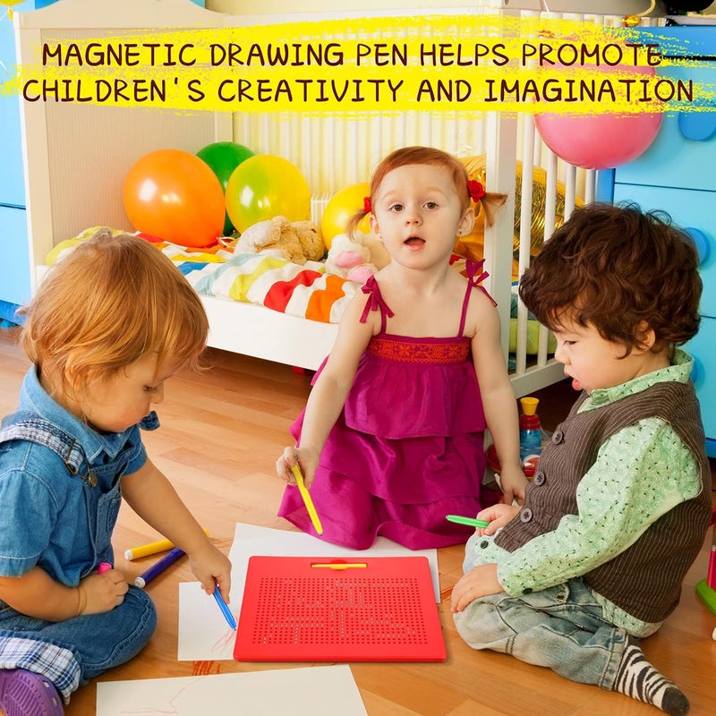 Sumind 3 Pieces Replacement Stylus Magnetic Drawing Pen Magnet Replacement Pens for Play Magnapad Magnetic Drawing Board Writing Tablet A to Z and Numbers 0-9 - Image 5