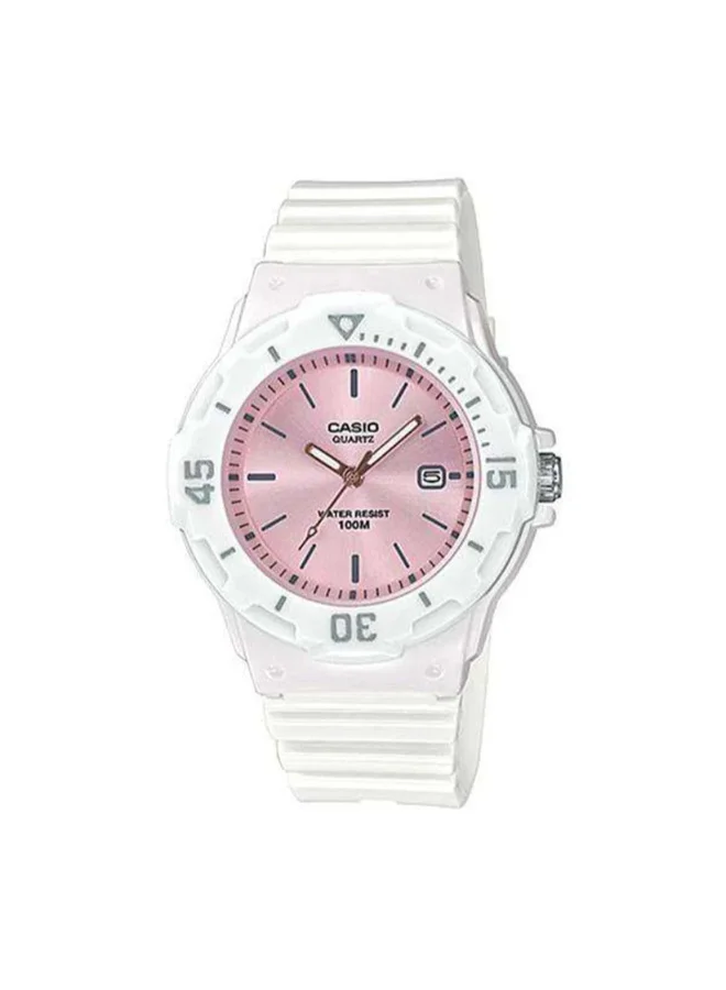 CASIO  Women's Resin Analog Watch LRW-200H-4E3VDF - 34.2 mm  | Best Price UAE