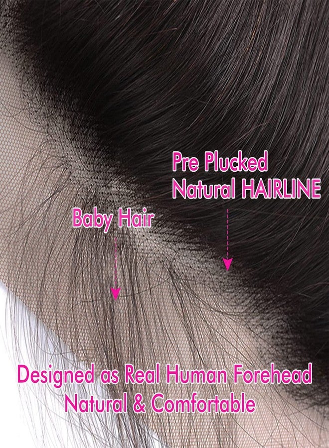 Selina Hair 13x4 Body Wave Lace Closure Human Hair Hd Lace Frontal Closure Brazilian Virgin Hair Extensions Pre Plucked with Baby Hair 16 Inch - Image 3