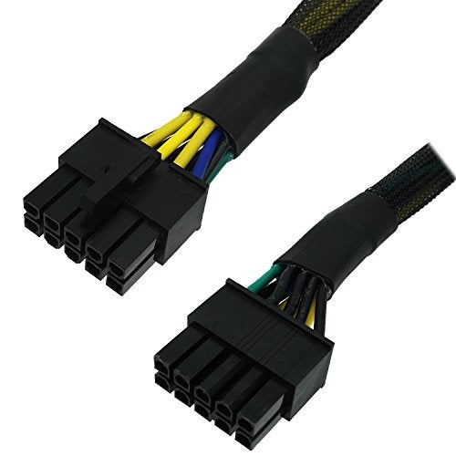 COMeap 24 Pin to 10 Pin ATX PSU Main Power Adapter Braided Sleeved Cable for IBM Lenovo PCs and Servers 12-inch(30cm) - Image 3