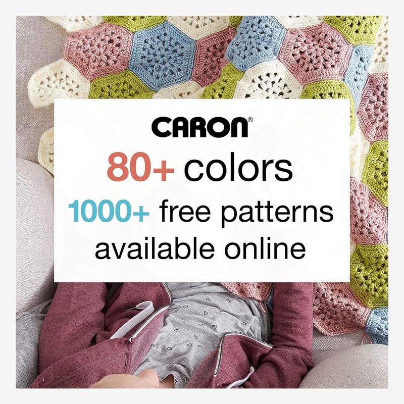Caron Jumbo Ombre Yarn, 12 oz, Dalmation, 1 Ball - Image 5
