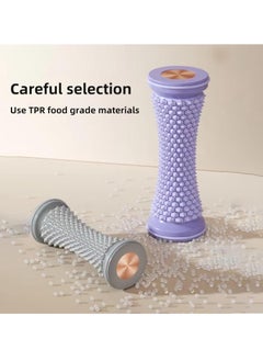 Arabest Foot Roller Massager for Plantar Fasciitis Relief, Manual Deep Tissue Massager for Circulation, Pain Relief, Reflexology Trigger Point Therapy for Arch or Heel Recovery (Purple)  - Image 4