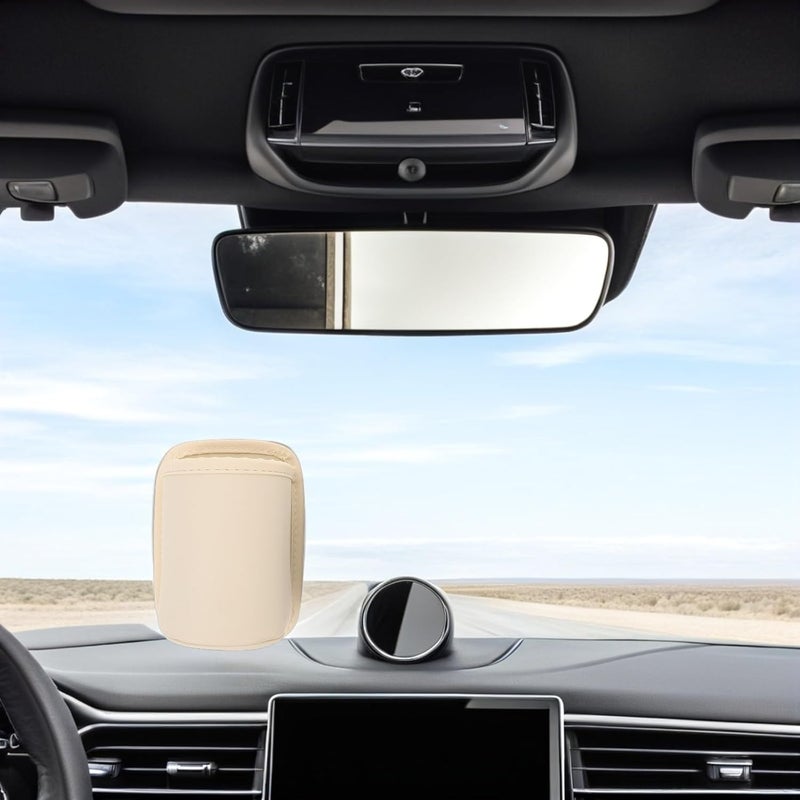 Car Cup Holder Replacement 2pcs with Hook, Vehicle Water Bottle Holder for Car Doors and Backseat, Tumbler Organizer for Travel Mugs and Drinks in Black and Beige - Image 5
