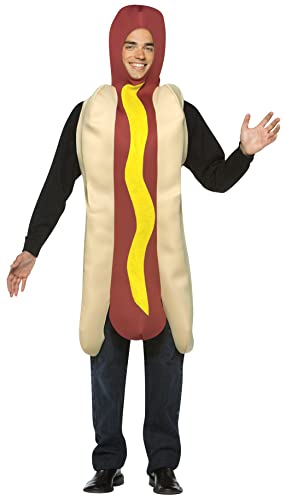Rasta Imposta Lightweight Hot Dog Costume MultiColored One Size - Image 1