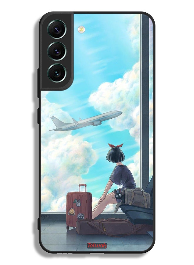 Tolwak Samsung Galaxy S22 Plus 5G Protective Case Cover Travel Art - Image 3