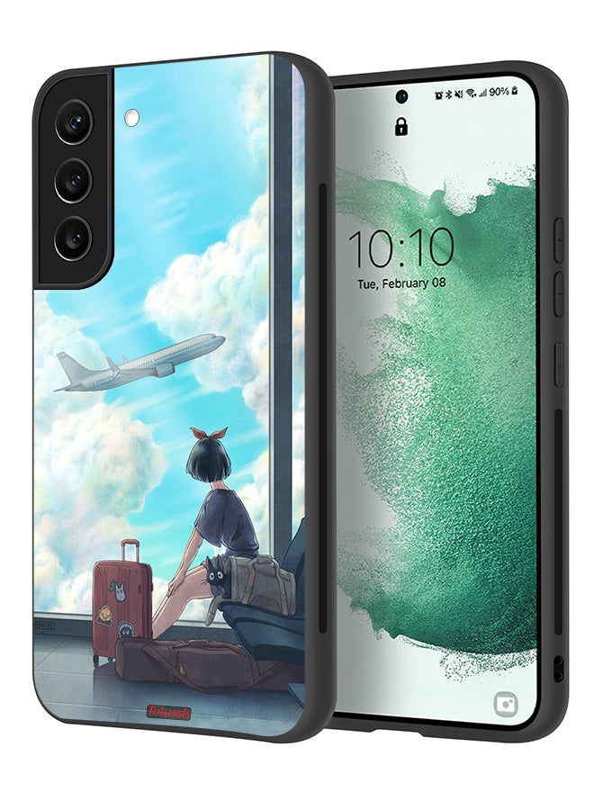 Tolwak Samsung Galaxy S22 Plus 5G Protective Case Cover Travel Art - Image 1