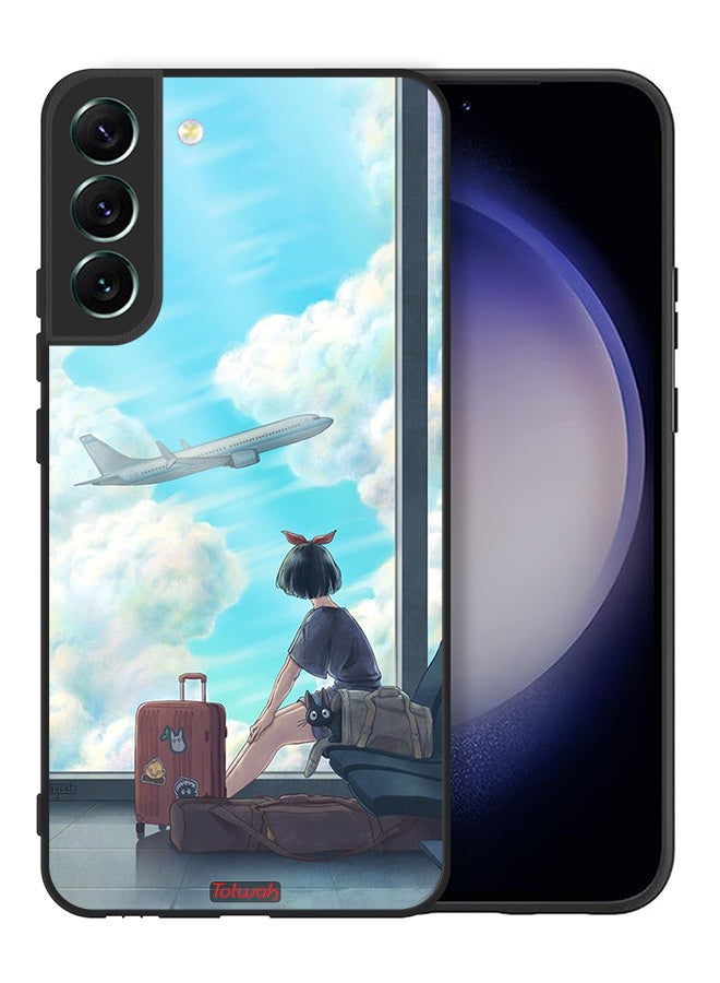 Tolwak Samsung Galaxy S22 Plus 5G Protective Case Cover Travel Art - Image 2